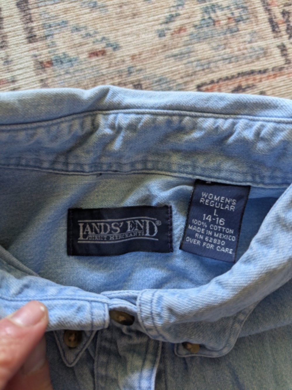 denim button down - Picture 3 of 3